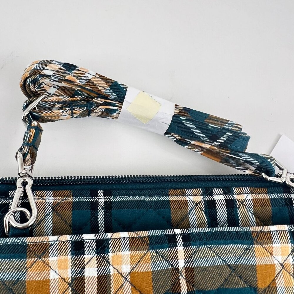 Vera Bradley RFID Wallet Crossbody in Cotton Orchard Plaid  NWT Brand New - Picture 4 of 7